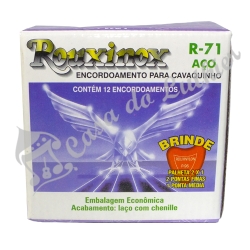 Caixa de Encordoamento Rouxinol - Cavaco Aço R-71